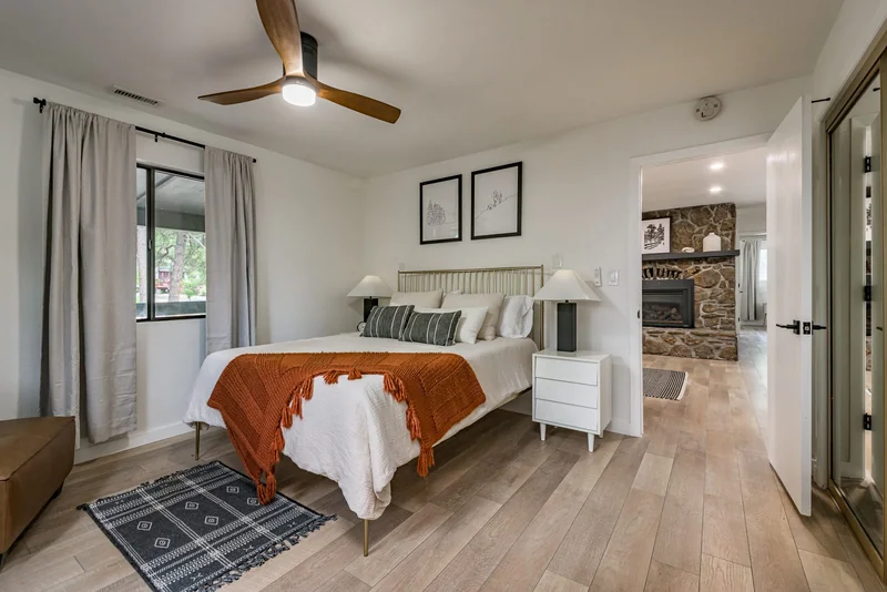 Remodeled primary bedroom